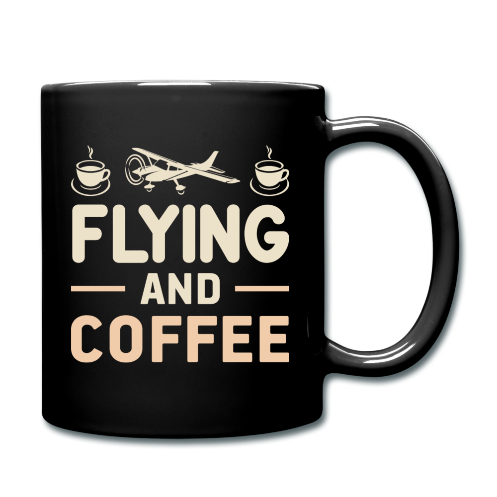 Flying And Coffee - Full Color Mug - black