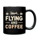 Flying And Coffee - Full Color Mug - black