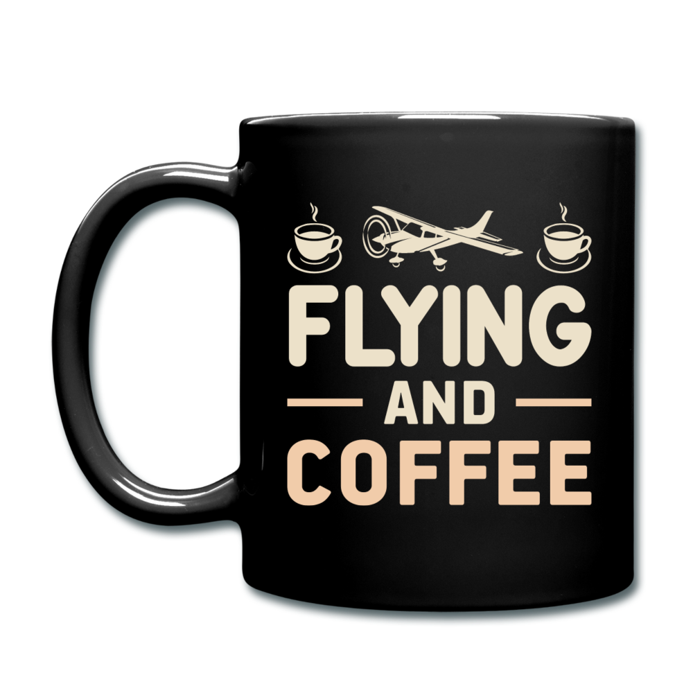 Flying And Coffee - Full Color Mug - black