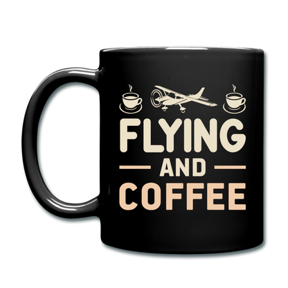 Flying And Coffee - Full Color Mug - black