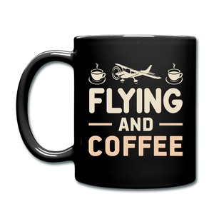 Flying And Coffee - Full Color Mug - black