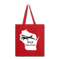 Fly Wisconsin - Aircraft - White - Tote Bag - red