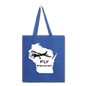 Fly Wisconsin - Aircraft - White - Tote Bag - royal blue