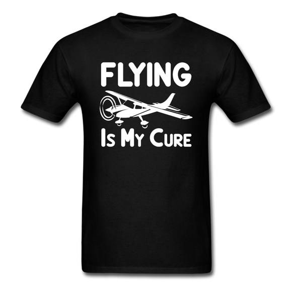 Flying Is My Cure - White - Unisex Classic T-Shirt - black
