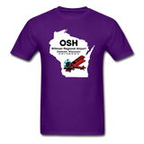 OSH - Wittman Regional - State - Biplane - Unisex Classic T-Shirt - purple
