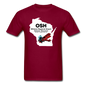 OSH - Wittman Regional - State - Biplane - Unisex Classic T-Shirt - burgundy