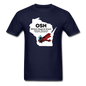 OSH - Wittman Regional - State - Biplane - Unisex Classic T-Shirt - navy