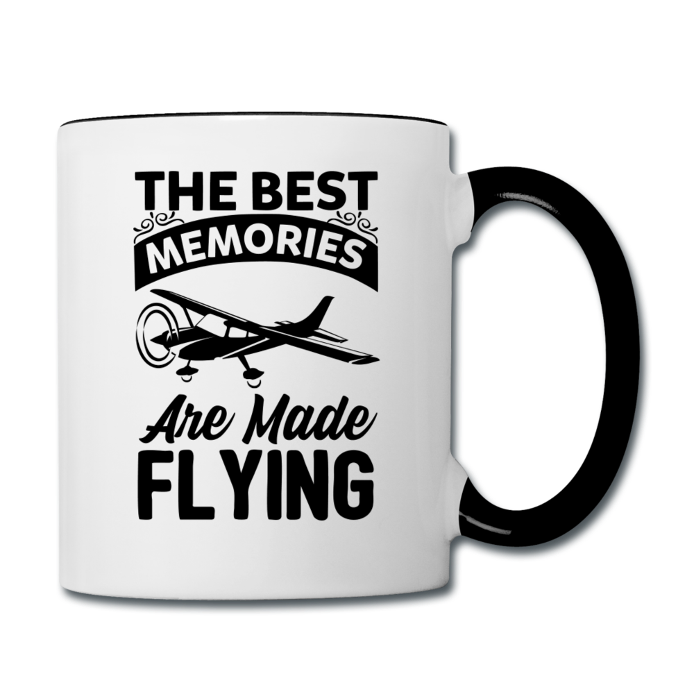 The Best Memories - Flying - Black - Contrast Coffee Mug - white/black