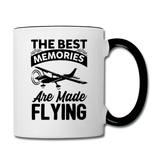 The Best Memories - Flying - Black - Contrast Coffee Mug - white/black
