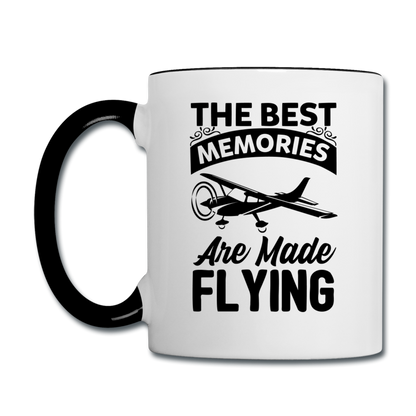 The Best Memories - Flying - Black - Contrast Coffee Mug - white/black