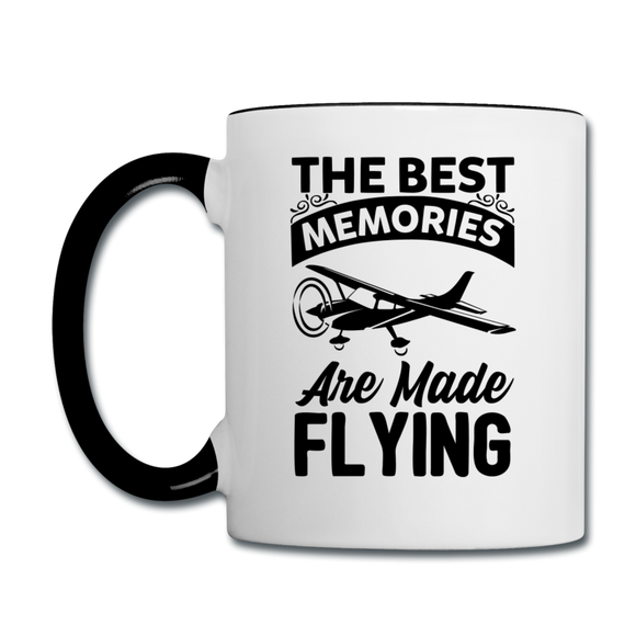 The Best Memories - Flying - Black - Contrast Coffee Mug - white/black