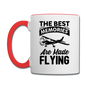 The Best Memories - Flying - Black - Contrast Coffee Mug - white/red