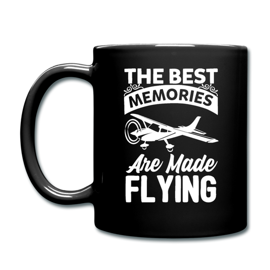 The Best Memories - Flying - White - Full Color Mug - black