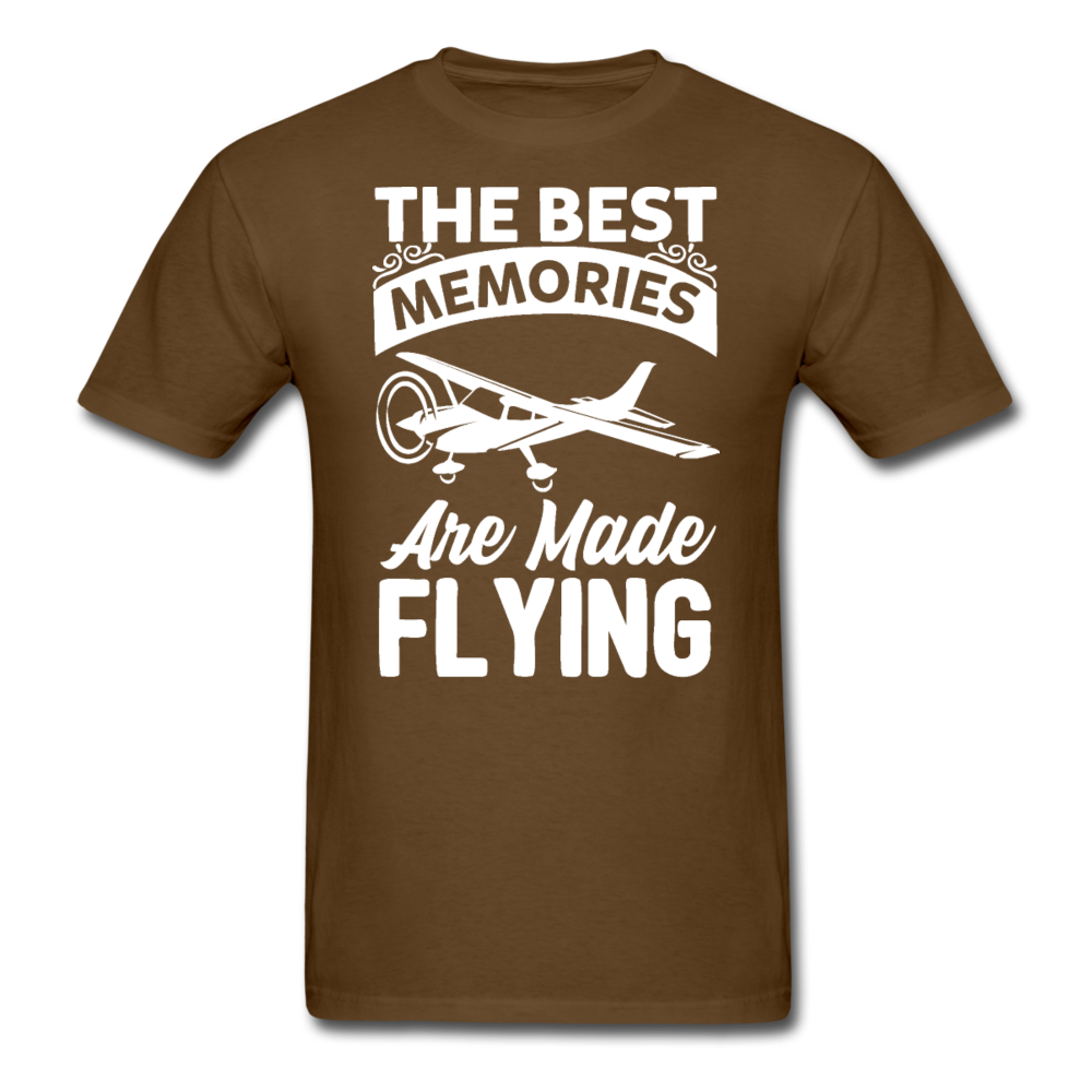 The Best Memories - Flying - White - Unisex Classic T-Shirt - brown