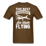 The Best Memories - Flying - White - Unisex Classic T-Shirt - brown