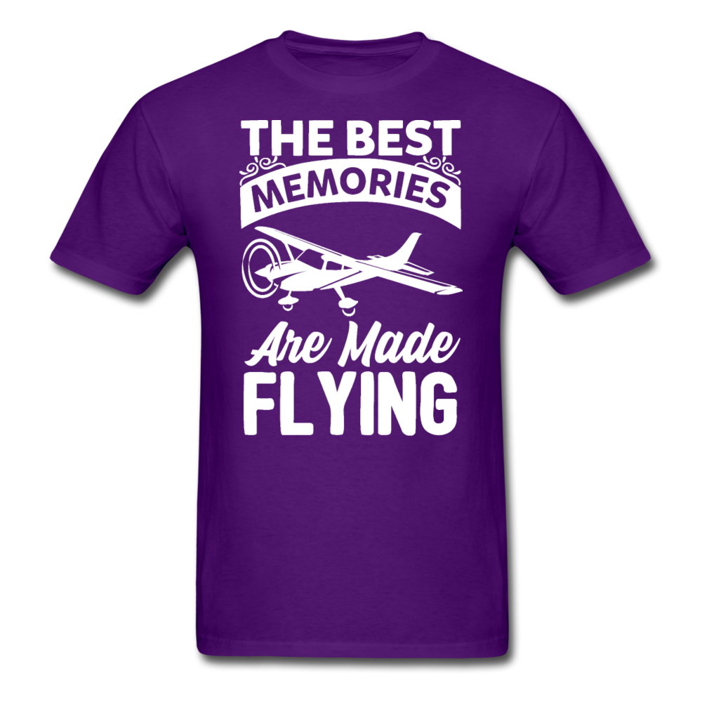 The Best Memories - Flying - White - Unisex Classic T-Shirt - purple