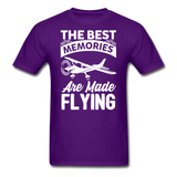 The Best Memories - Flying - White - Unisex Classic T-Shirt - purple