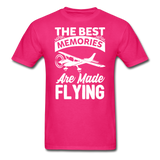 The Best Memories - Flying - White - Unisex Classic T-Shirt - fuchsia