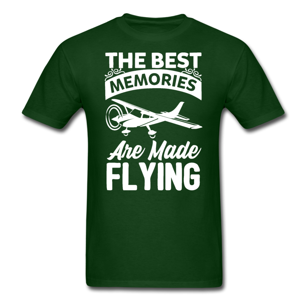 The Best Memories - Flying - White - Unisex Classic T-Shirt - forest green