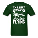 The Best Memories - Flying - White - Unisex Classic T-Shirt - forest green
