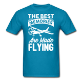 The Best Memories - Flying - White - Unisex Classic T-Shirt - turquoise