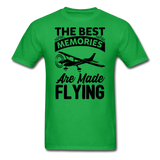 The Best Memories - Flying - Black - Unisex Classic T-Shirt - bright green