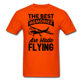 The Best Memories - Flying - Black - Unisex Classic T-Shirt - orange