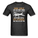 Some Girls - Flying - Unisex Classic T-Shirt - heather black