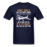 Some Girls - Flying - Unisex Classic T-Shirt - navy
