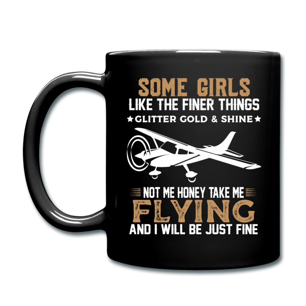 Some Girls - Flying - Full Color Mug - black