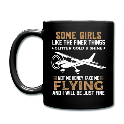 Some Girls - Flying - Full Color Mug - black