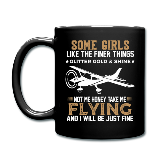 Some Girls - Flying - Full Color Mug - black