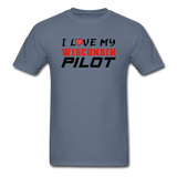 I Love My Wisconsin Pilot - Unisex Classic T-Shirt - denim