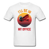I'll Be In My Office - Biplane - Unisex Classic T-Shirt - white