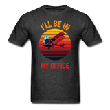 I'll Be In My Office - Biplane - Unisex Classic T-Shirt - heather black