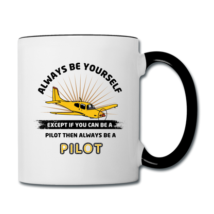 Always Be Yourself - Pilot - Contrast Coffee Mug - white/black