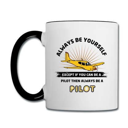 Always Be Yourself - Pilot - Contrast Coffee Mug - white/black