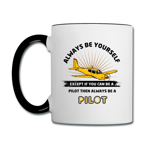 Always Be Yourself - Pilot - Contrast Coffee Mug - white/black