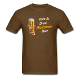 Born To Drink Wisconsin Beer - Unisex Classic T-Shirt - brown