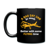 A Bad Day - Flying - Full Color Mug - black