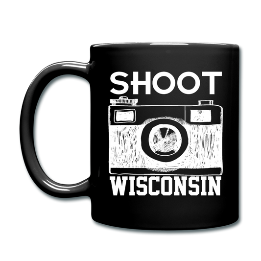 Shoot Wisconsin - White - Full Color Mug - black