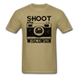 Shoot Wisconsin - Black - Unisex Classic T-Shirt - khaki