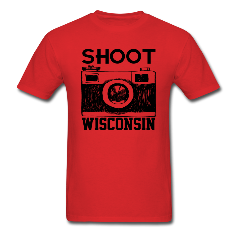 Shoot Wisconsin - Black - Unisex Classic T-Shirt - red