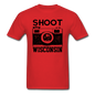 Shoot Wisconsin - Black - Unisex Classic T-Shirt - red