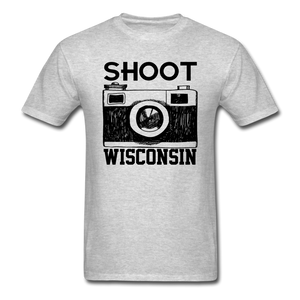 Shoot Wisconsin - Black - Unisex Classic T-Shirt - heather gray