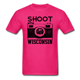 Shoot Wisconsin - Black - Unisex Classic T-Shirt - fuchsia