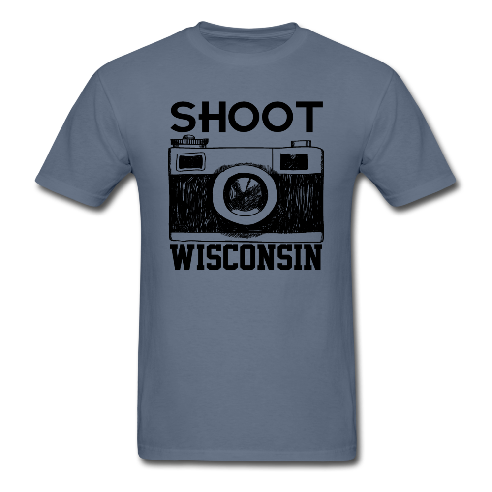 Shoot Wisconsin - Black - Unisex Classic T-Shirt - denim