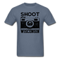 Shoot Wisconsin - Black - Unisex Classic T-Shirt - denim