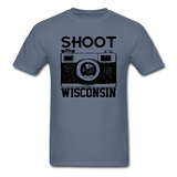 Shoot Wisconsin - Black - Unisex Classic T-Shirt - denim