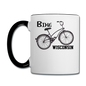 Bike Wisconsin - Black - Contrast Coffee Mug - white/black